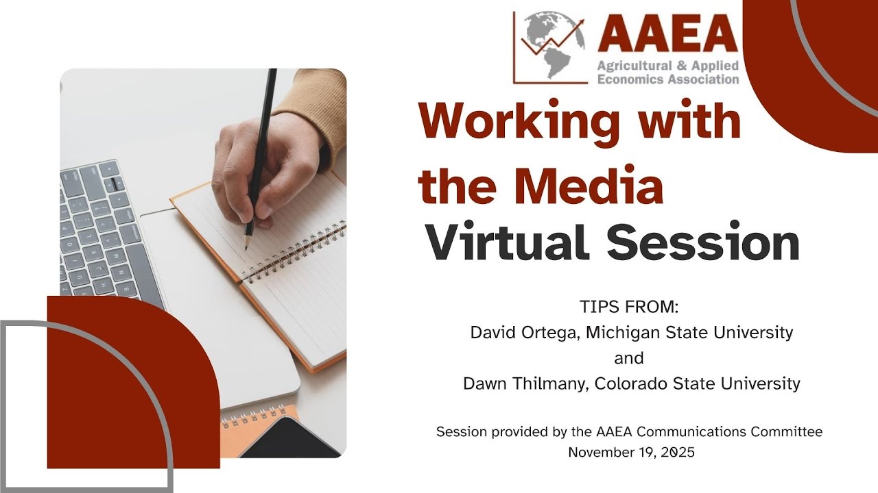 Working with the Media Virtual Webinar