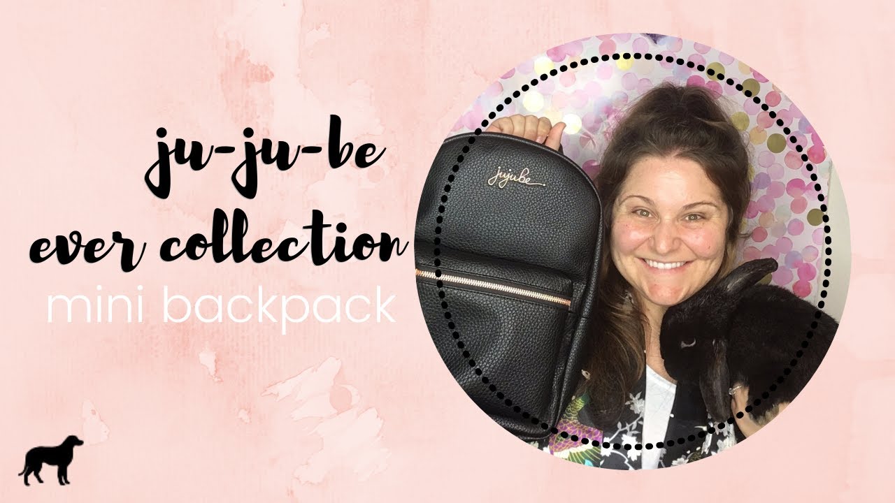JuJuBe Mini Backpack Ever Collection Noir Diaper Bag