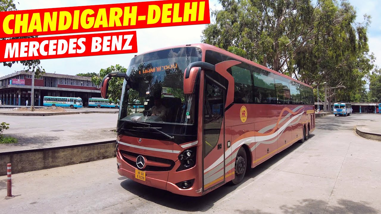 Superfast Haryana Roadways Mercedes Benz - Chandigarh to Delhi | Himbus