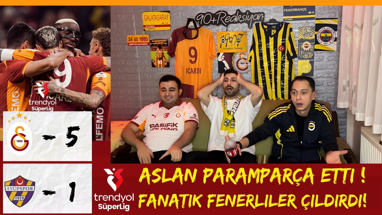 ASLAN PENÇELİYOR ! 🟡🔴 I GALATASARAY 5 - 1 EYÜPSPOR #galatasaray  #futboltepki #keşfet