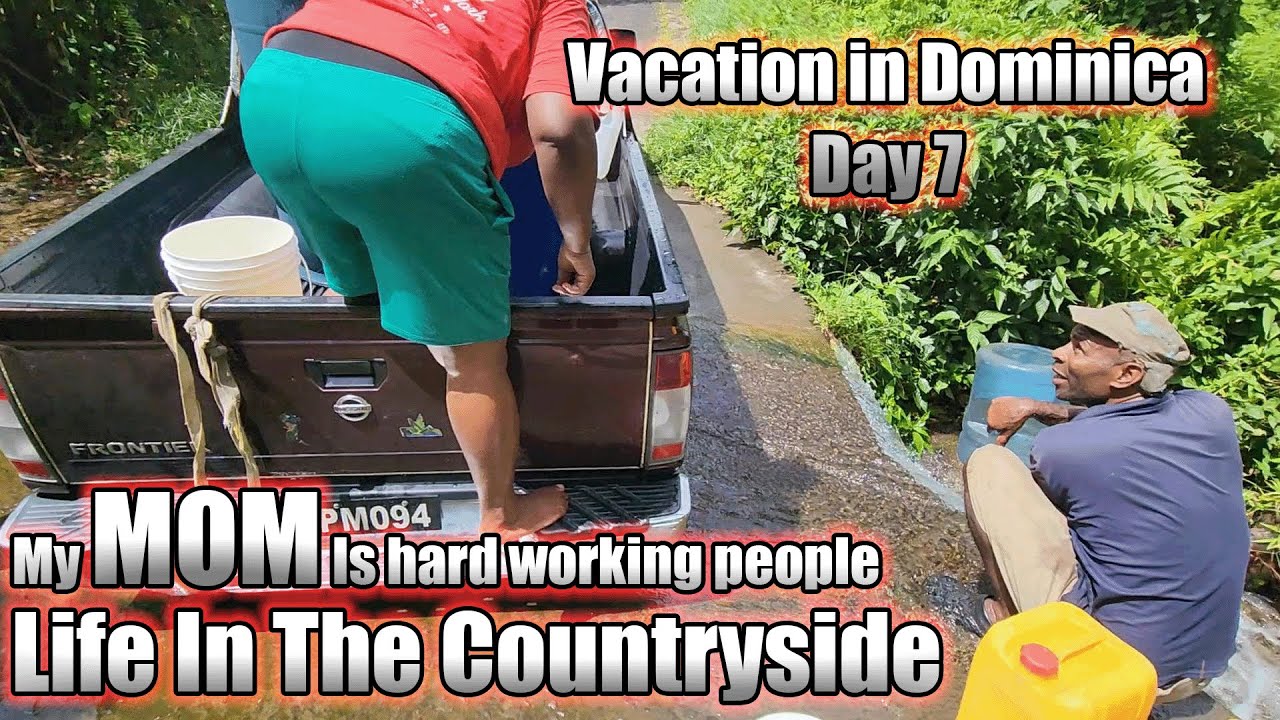 Vacation in Dominica Day 7 - Countryside Life with Mom | Storyboy Nick