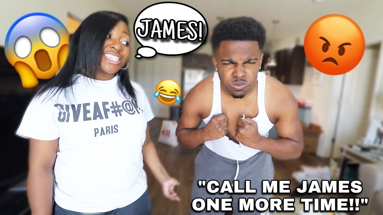 Calling My Boyfriend Another Mans Name For 24 HOURS! *bad idea*