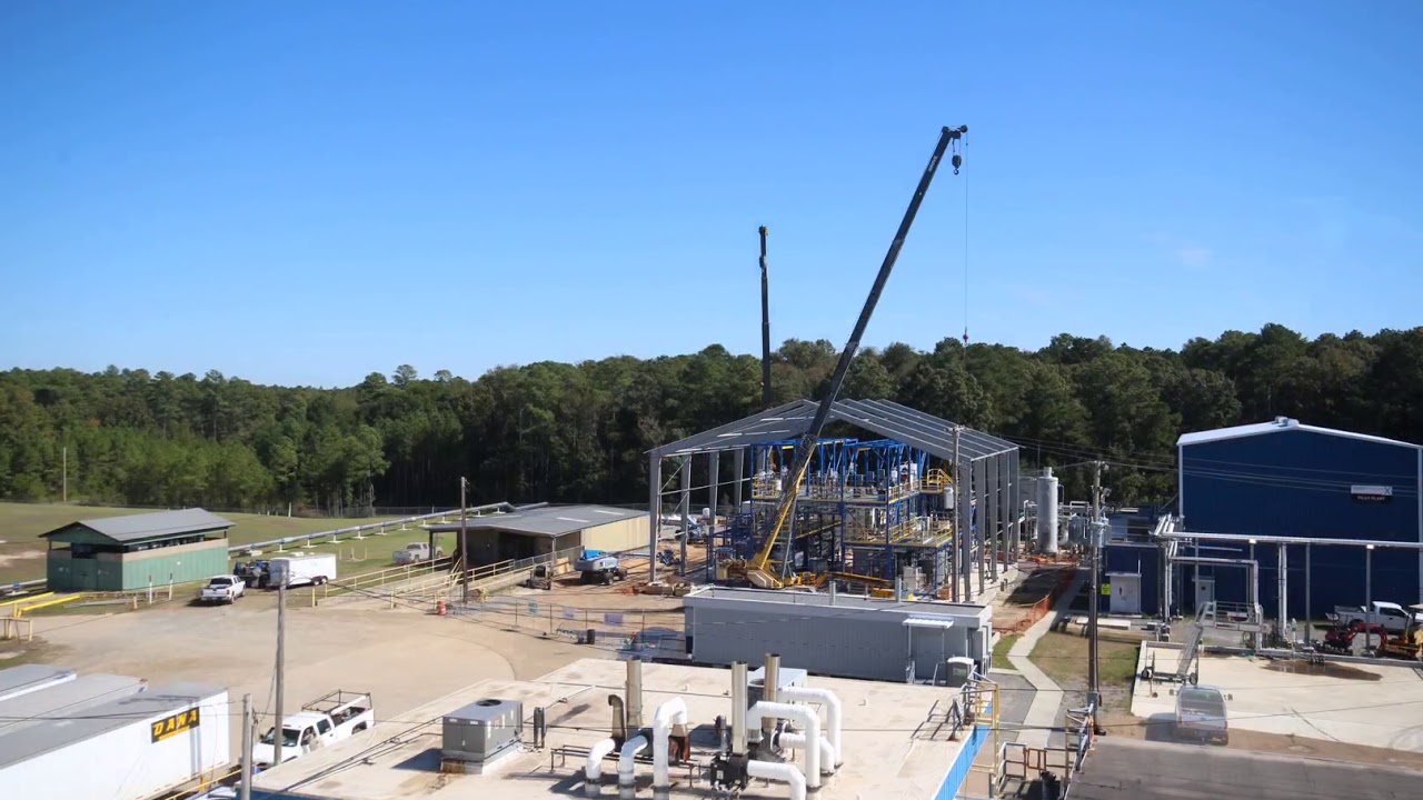 Standard Lithium Direct Lithium Extraction Plant Time Lapse - El Dorado Arkansas