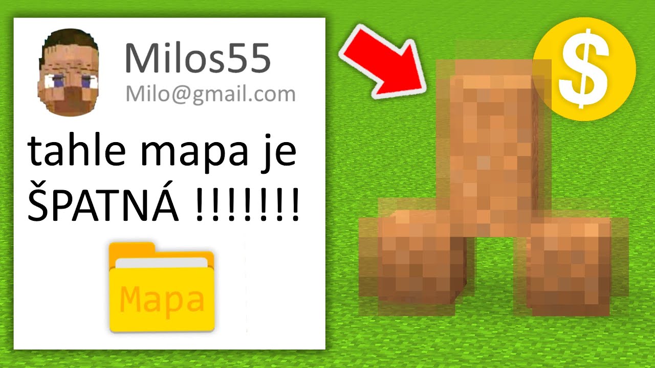 Fanoušek mi poslal NEJHORŠÍ mapu... (opravdu špatná)