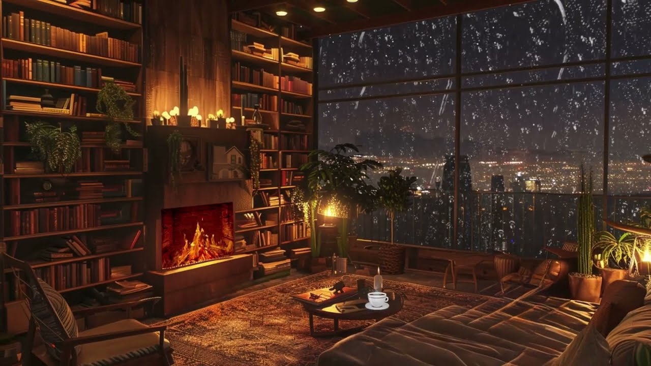 Cozy Jazz & Ambient Music | Night Lounge Series