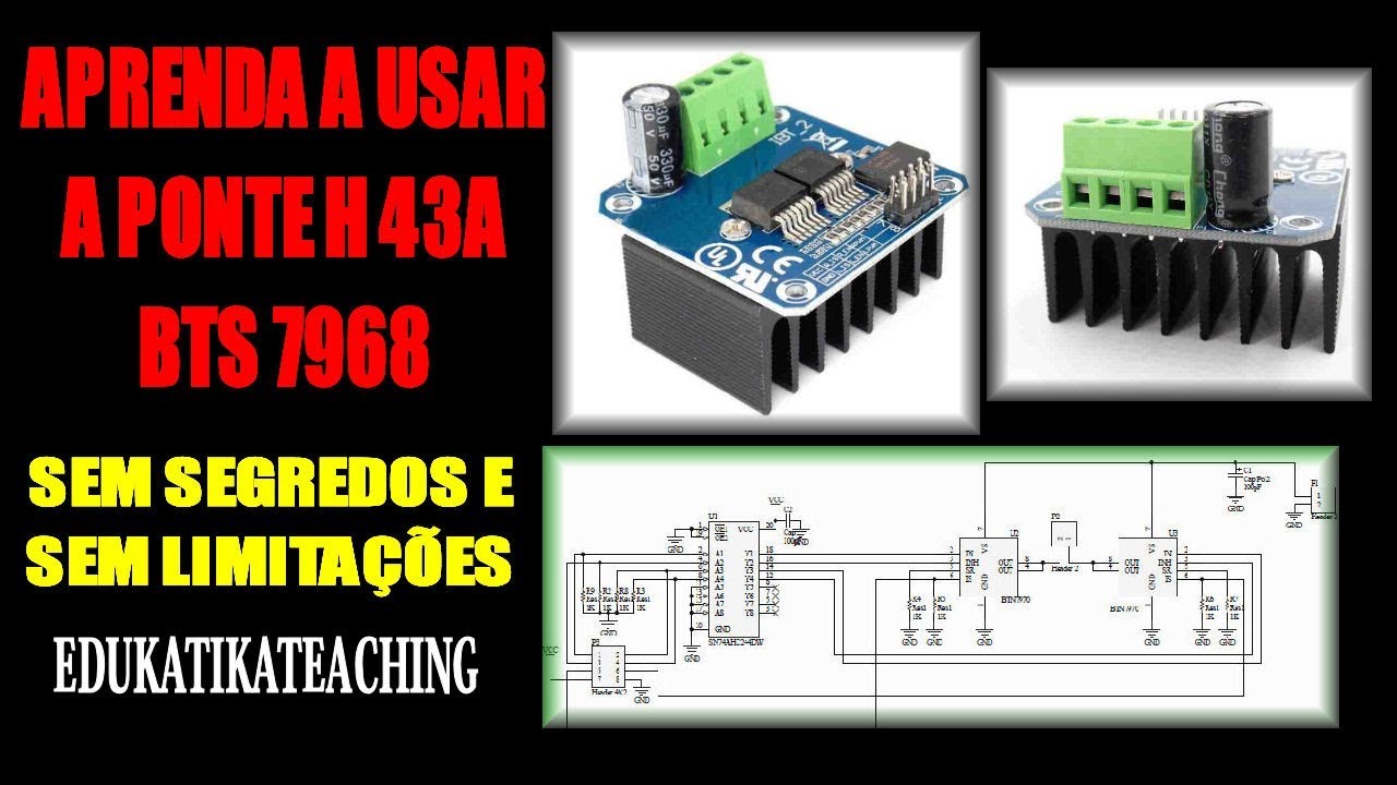 Como conectar a Ponte H BTS7960