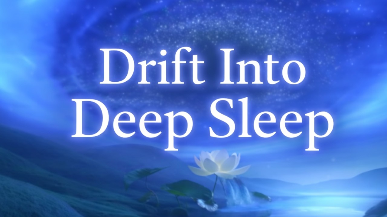 ✨Drift Into Deep Sleep✨ | Rain & Flowing Water |✨Sacred Lotus Ambient Escape (1 Hour 11 Minutes)✨