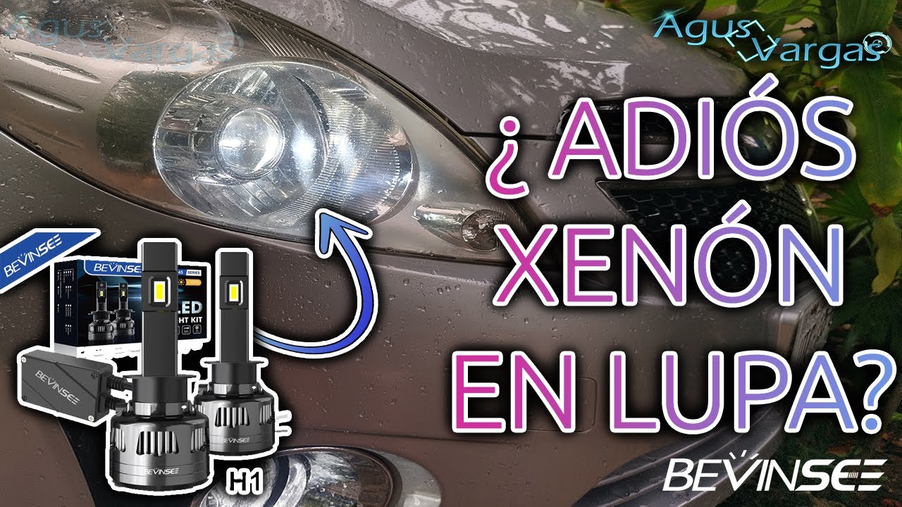 ¿ADIÓS XENÓN? LED DE BEVINSEE V45 120W/22MIL LUMEN EN PROYECTORES/LUPAS ¿FUNCIONARÁN?  | Agus Vargas