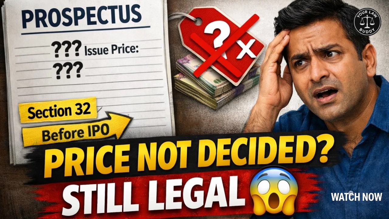 Section 32 Companies Act 2013 | Red Herring Prospectus Explained | IPO Concept Made Easy