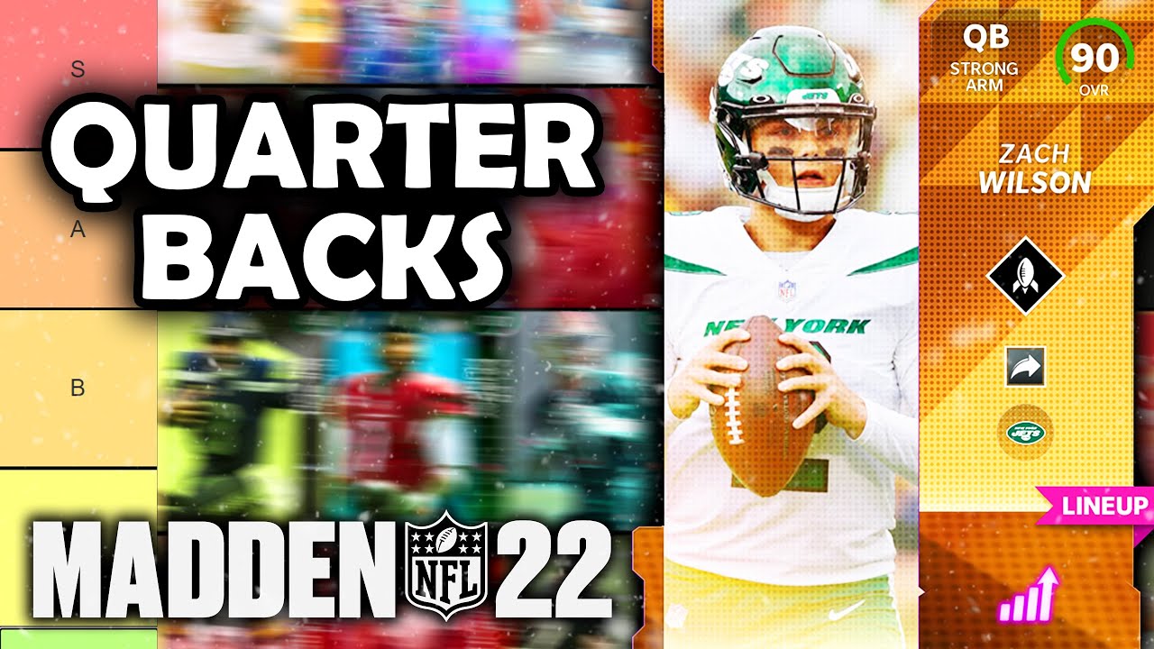 RANKING the BEST Quarterbacks in Madden 22 Ultimate Team (Tier List)