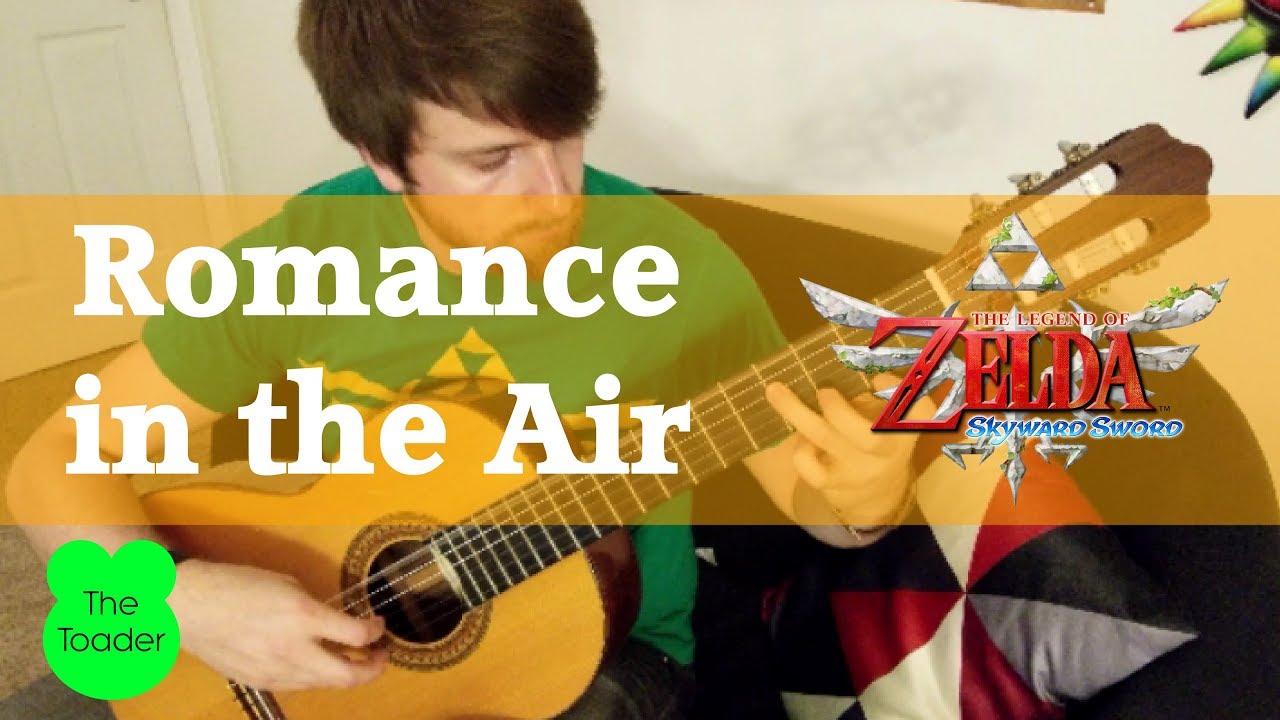 Romance in the Air (Zelda's Theme) - Classical Guitar Solo - Skyward Sword