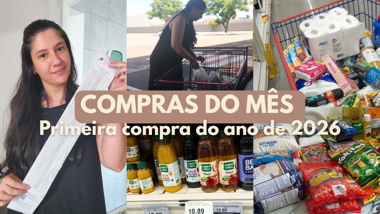 ROTINA REAL 🏡 | compras do mês + organização