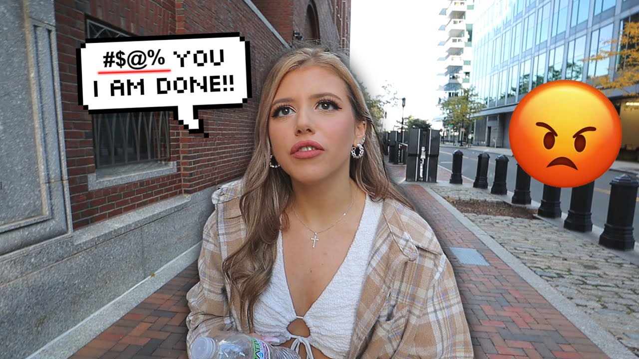 OUR FIRST BIG ARGUMENT ON CAMERA...