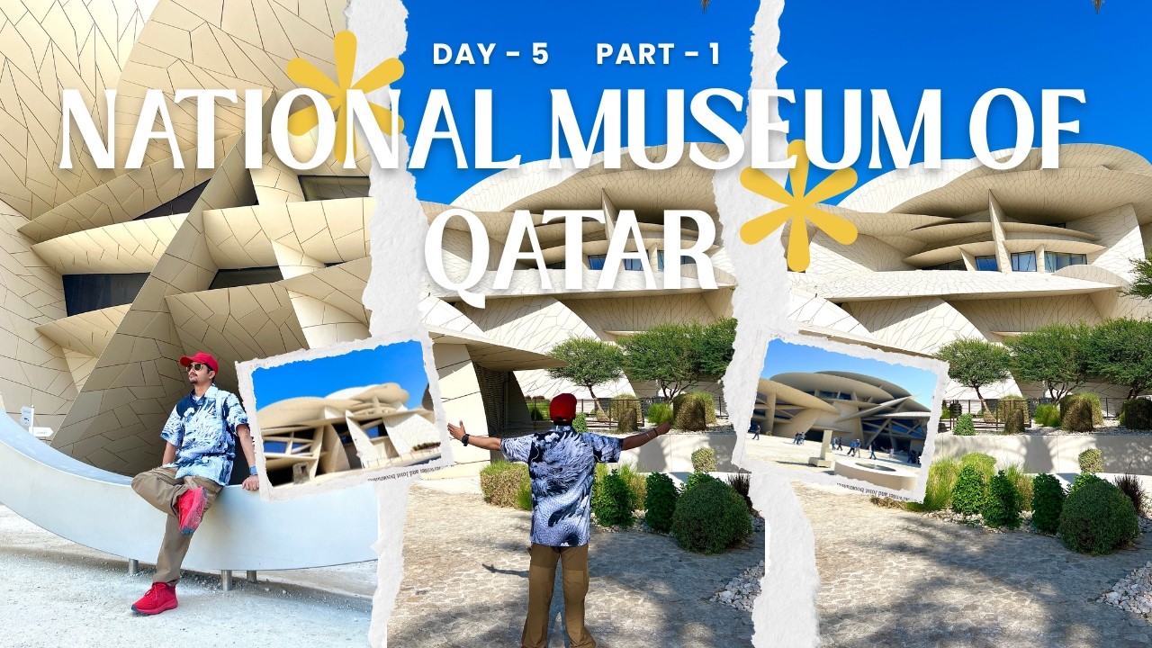 🏛️✨ National Museum of Qatar 🇶🇦 | Inspired by the Desert Rose Crystal 🌸🏜️ | Doha | QATAR
