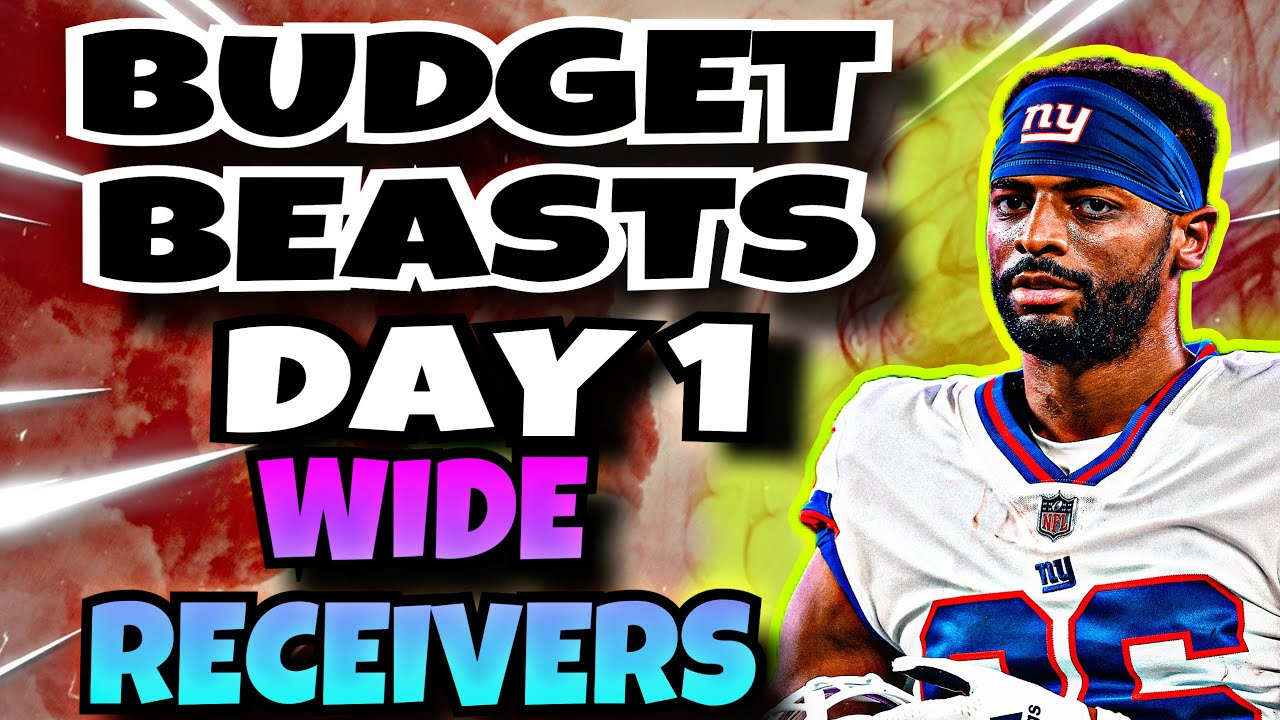 MADDEN 24 BUDGET BEASTS DAY 1 WIDE RECEIVERS , BEST WR BUDGET BEASTS BEST RECEIVERS NO MONEY SPENT