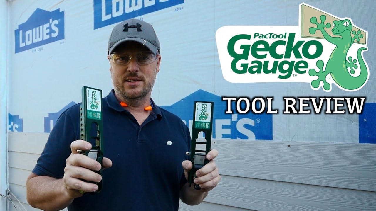 Обзор инструмента для фиброцементного сайдинга Pac Tool GECKO GAUGE SA903
