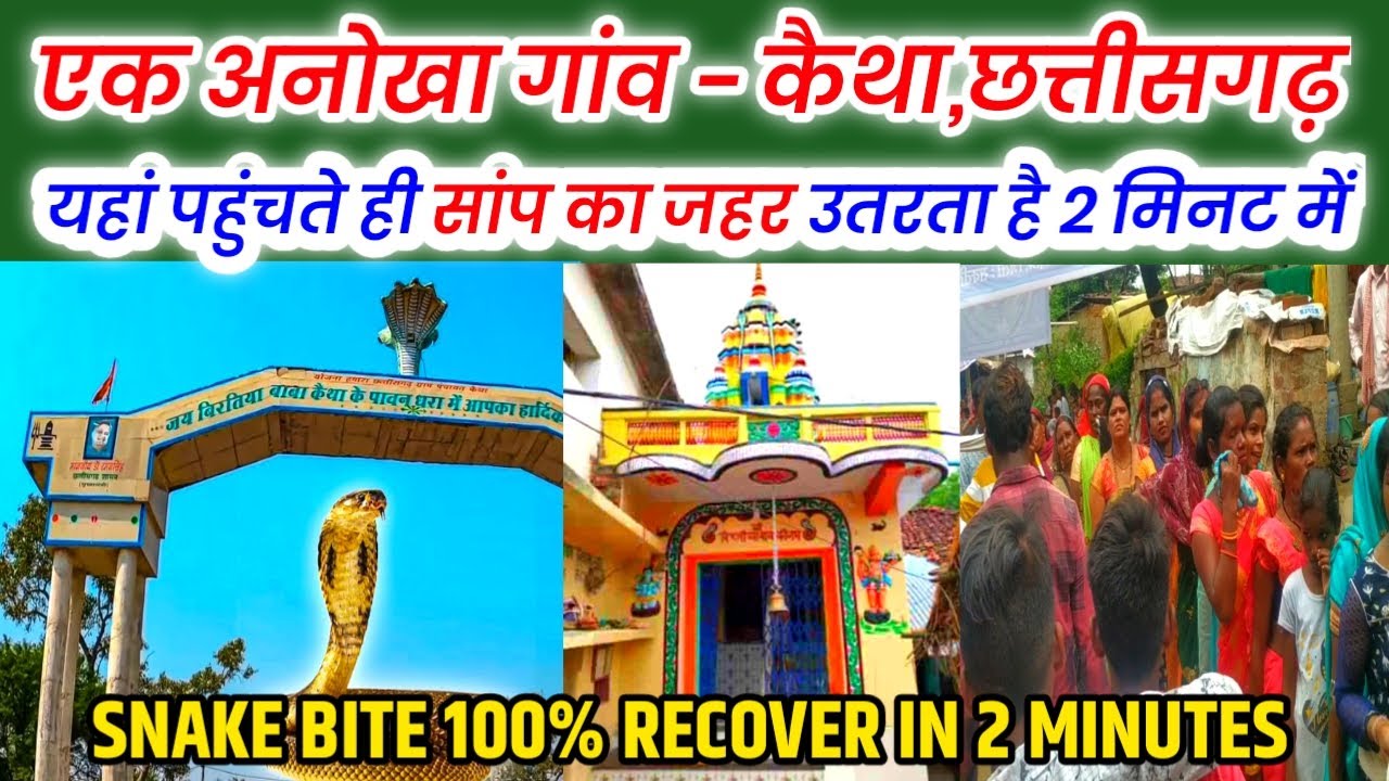 Kaitha Janjgir Champa Chhattisgarh | Biratiya Baba Mandir | Snake Bite Treatment |