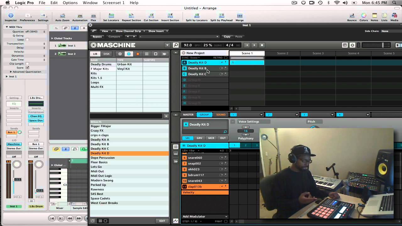 Integrating Maschine 1.x with Logic Pro: Altruwisdom