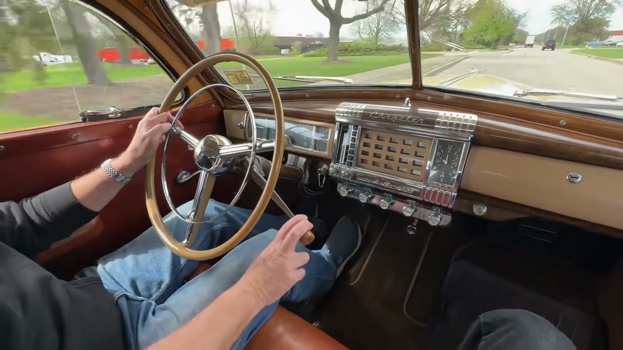 1947 Chrysler Town & Country - Driving Video