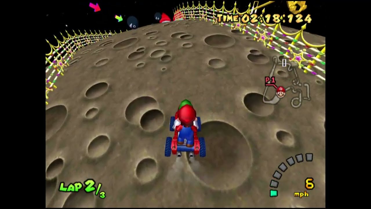 3DS Rainbow Road - Mario Kart Double Dash Retro Track GP | Custom Track Preview
