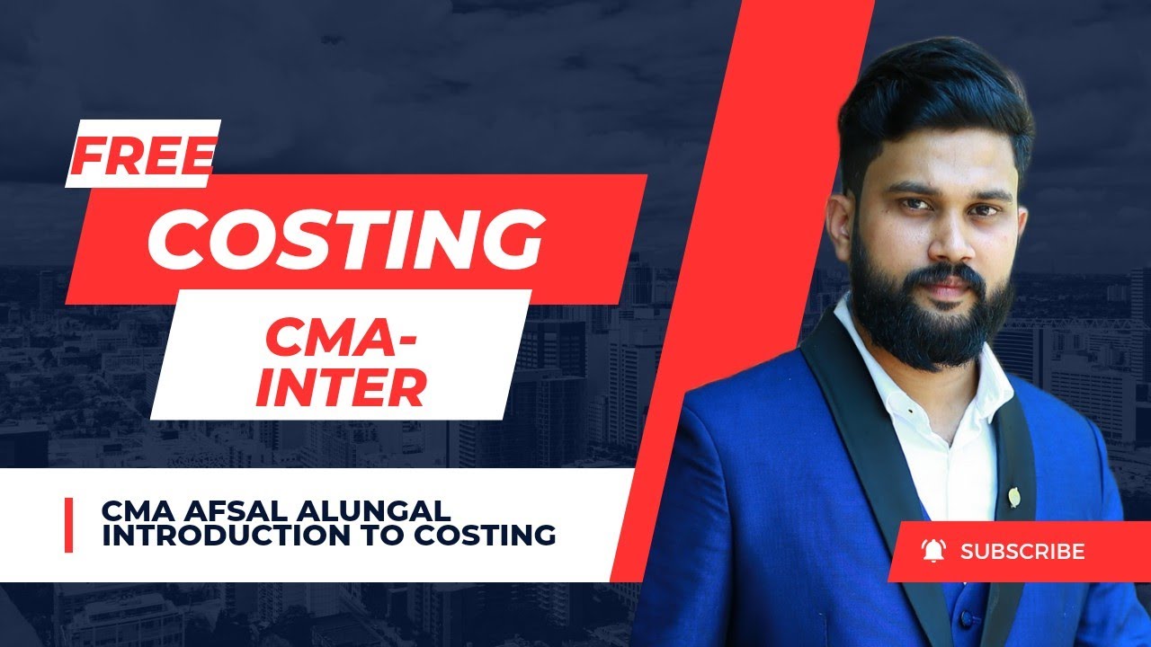Free class | introduction to Cost Accounting | CMA inter (syllabus 2016 & syllabus 2022)