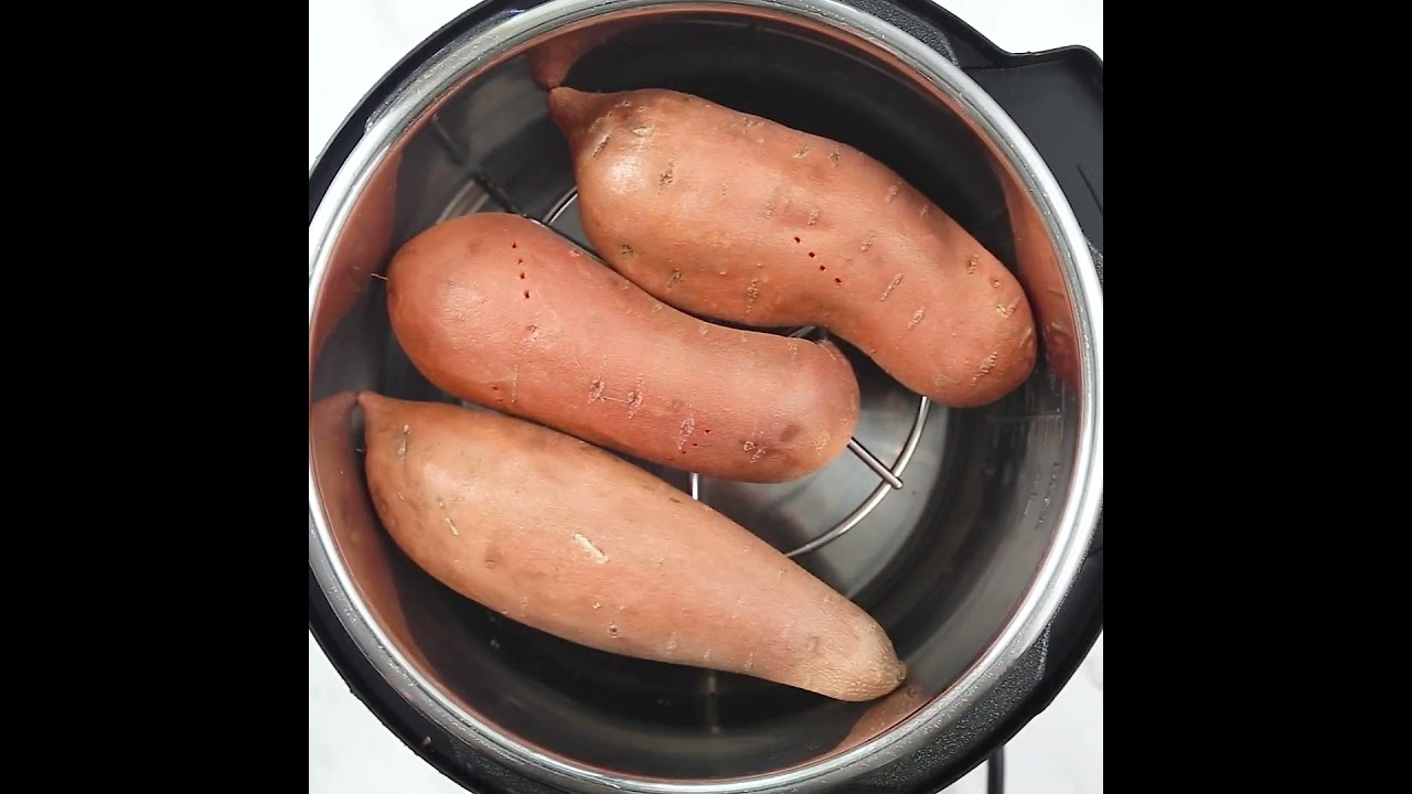How to Make Sweet Potatoes in the Instant Pot #instantpot #sweetpotato #bakedpotato #learncooking