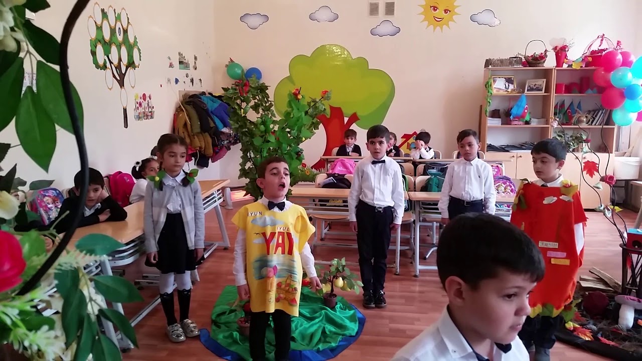 278 saylı tam orta məktəb. 1ç sinif şagirdləri Fəsillər