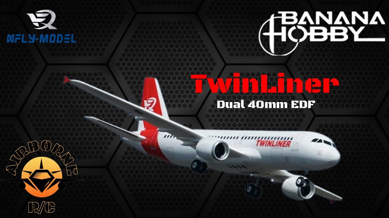 XFLY Dual 40mm EDF TWINLINER Unboxing, Assembly, and Setup From Banana Hobby