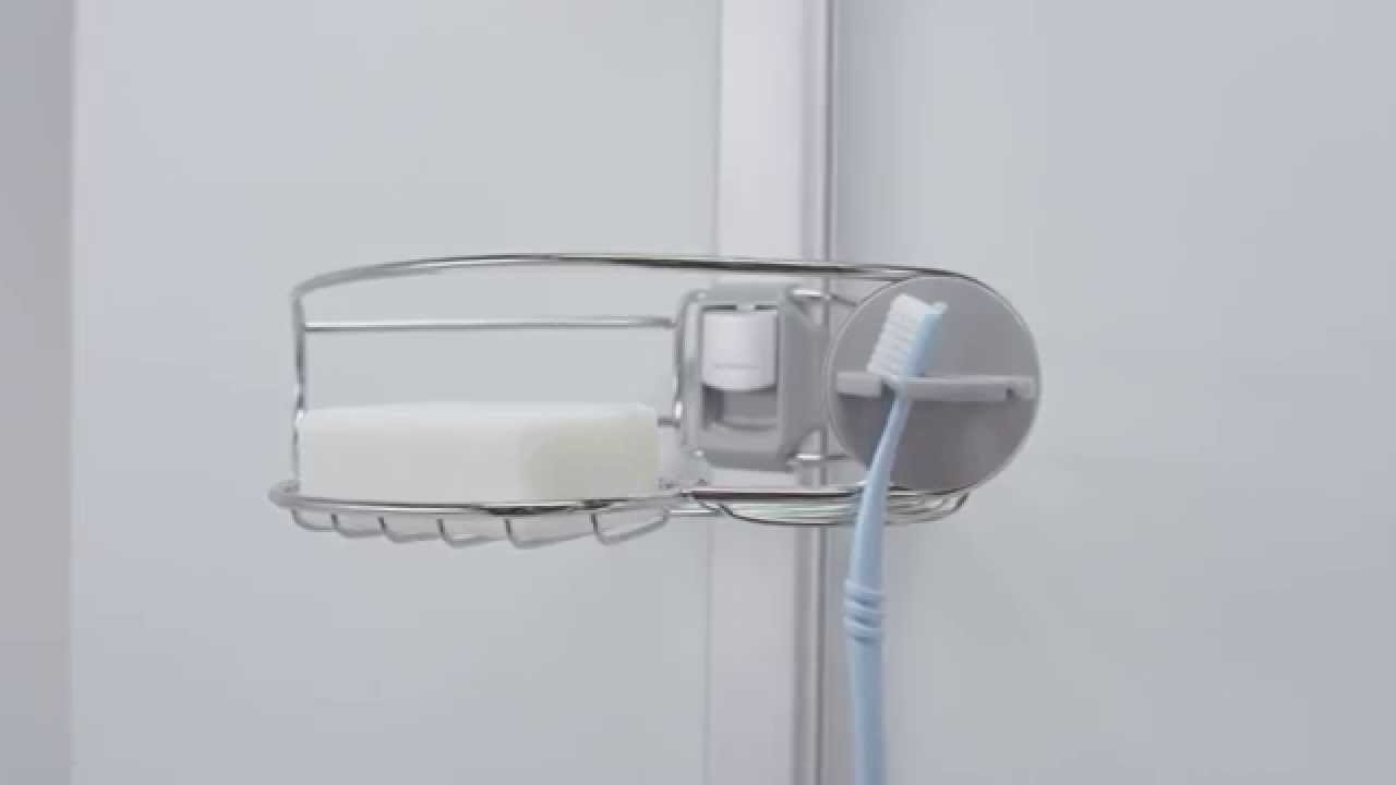 simplehuman stainless steel tension shower caddy