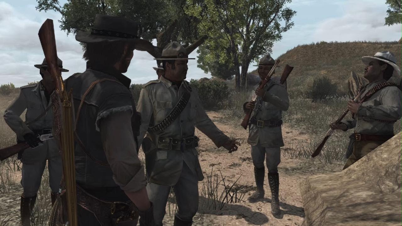 OUT HERE WITH THE ARMY!!!!!(Red Dead Redemption GAMEPLAY)