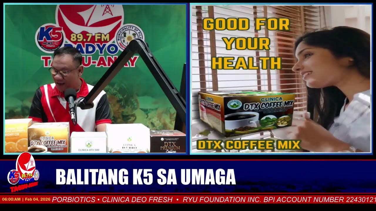 BALITANG K5 SA UMAGA with Jubert Lago |  4:30 AM - 6:00 AM | February 4, 2026