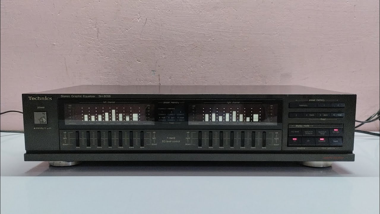 Technics SH-8058 stereo graphic equalizer
