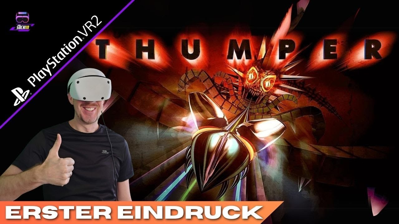 LSD Trip in VR?! // Erster Eindruck - Thumper VR // PSVR2 - Playstation VR2