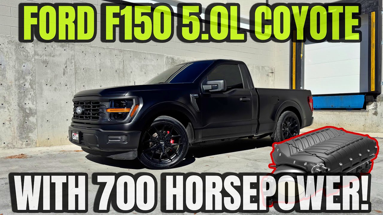 Ford F150 5.0L Coyote With Factory Whipple Supercharger Makes 700HP!!!