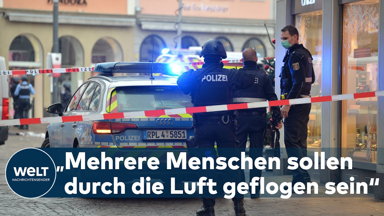 TRIER: 51-jähriger Deutscher rast durch die Fußgängerzone - Mehrere Schwerverletzte und Tote