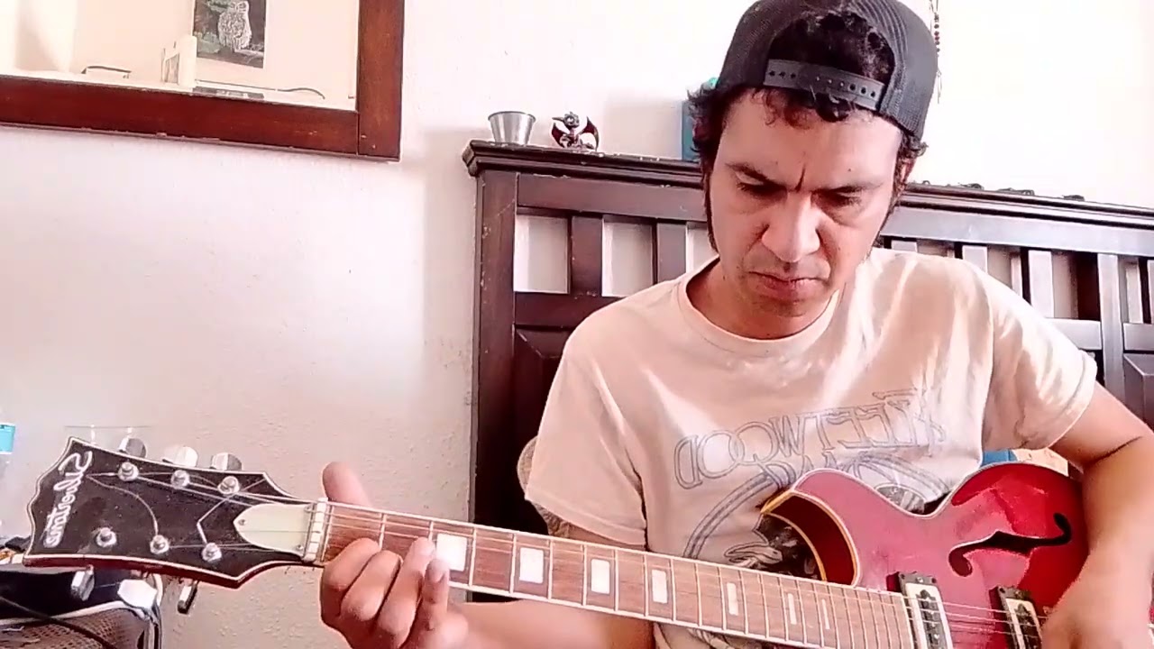 Ella baila sola - eslabón armado y peso pluma - guitar cover 