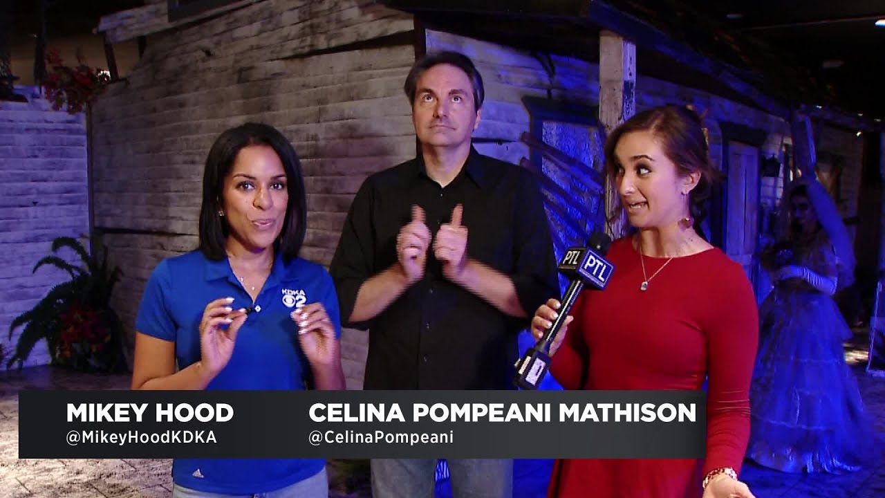 Celina Pompeani Mathison And Mikey Hood Take On The Scarehouse