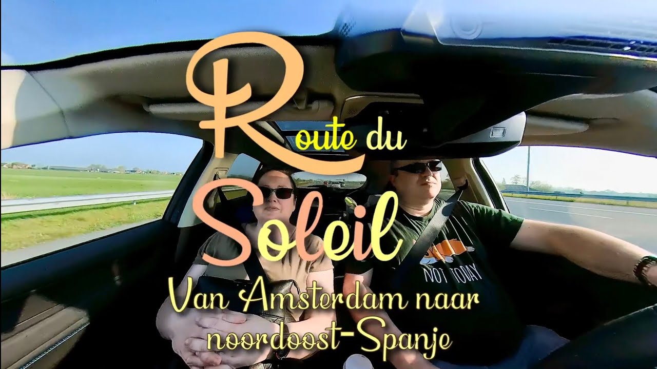 Autovakantie over de 'Route Du Soleil' naar Spanje door Frankrijk A7 #Tolbadge