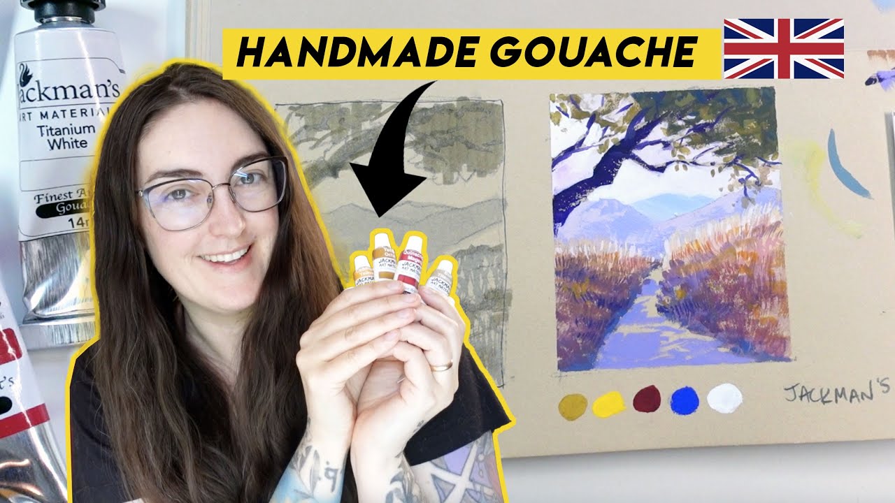 Trying handmade gouache! ✶ Jackman's Art Materials
