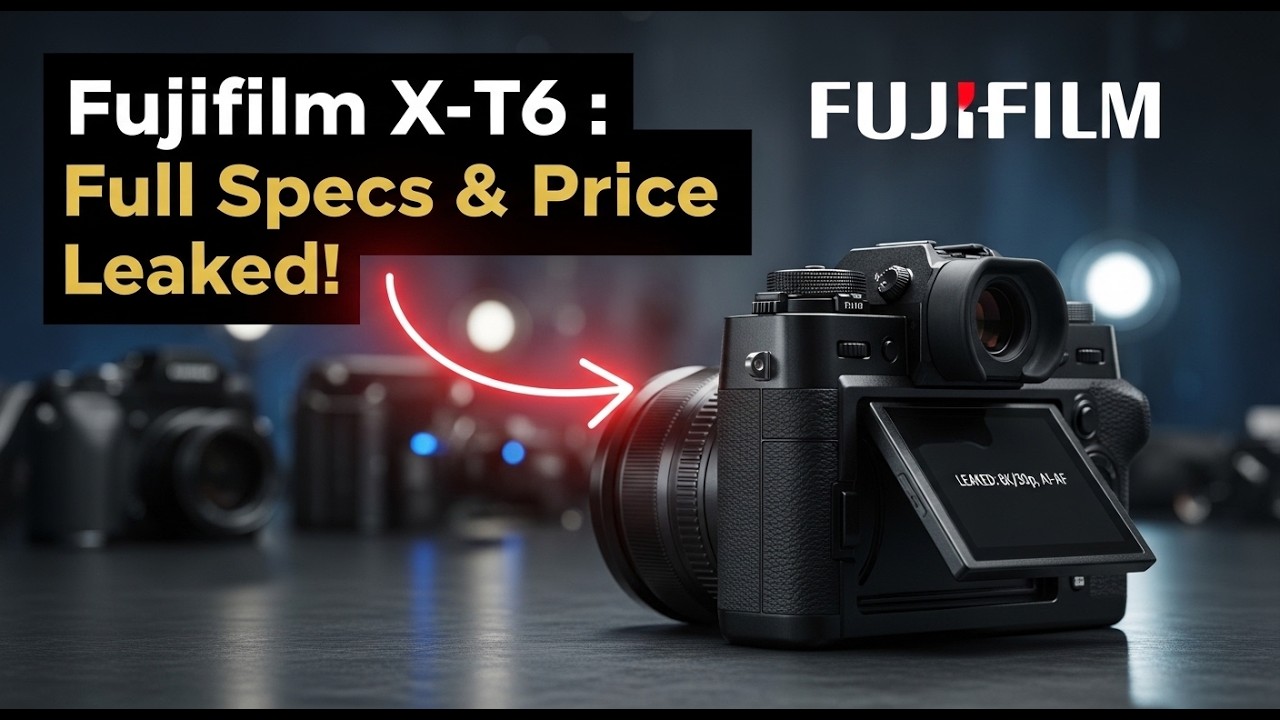 Fujifilm X-T6 : Full Specs & Price Leaked!