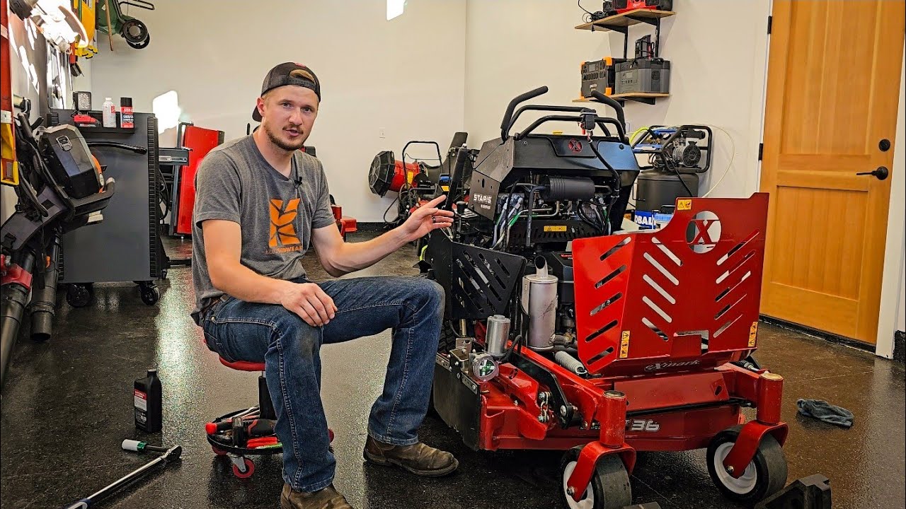 How-to Perform An Advanced Tune Up On A Stand-on Mower (Exmark Staris)