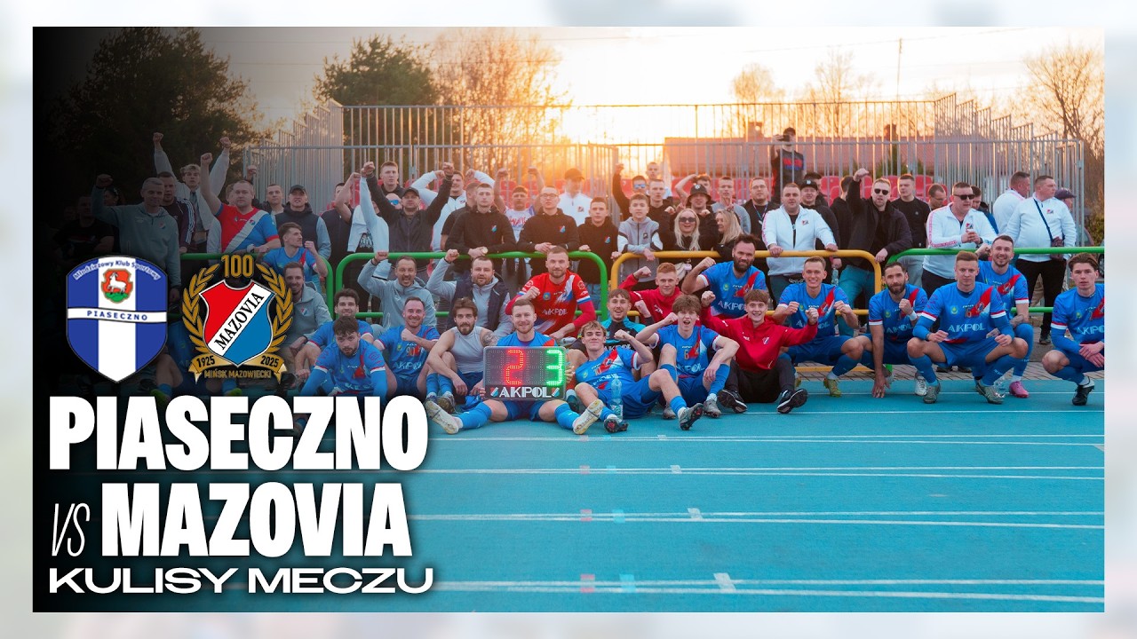 Kulisy meczu MKS Piaseczno - Mazovia Mińsk Mazowiecki (2:3) | Szatnia, emocje, radość!