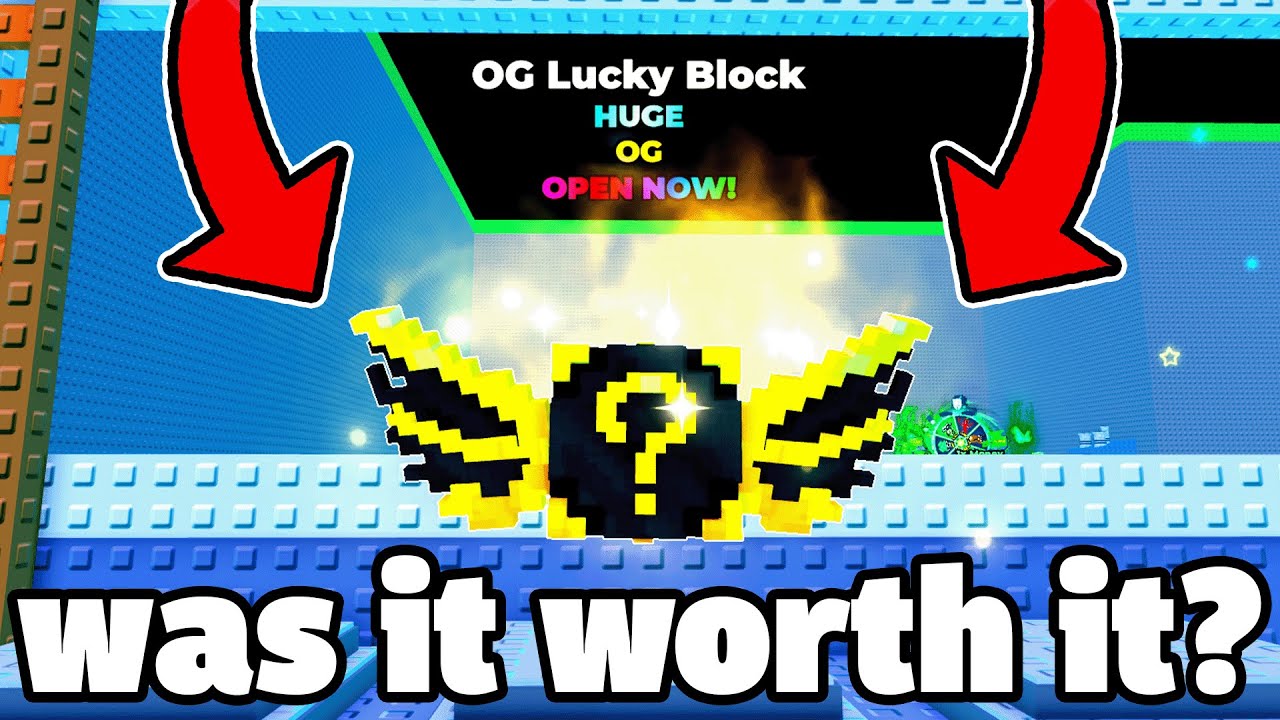 i got my FIRST EVER *HUGE OG* LUCKY BLOCK...