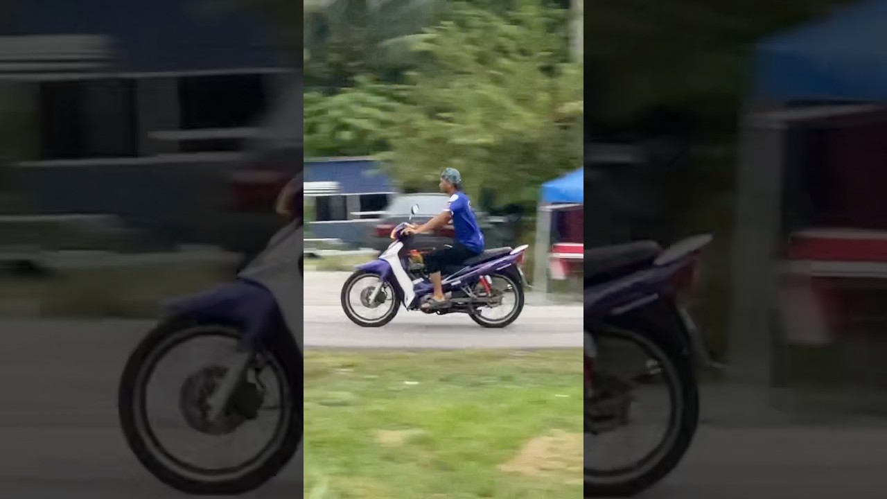 Yamaha SSTwo Dual Purple Lalu Depan #azekkun Auto Konten 🔥