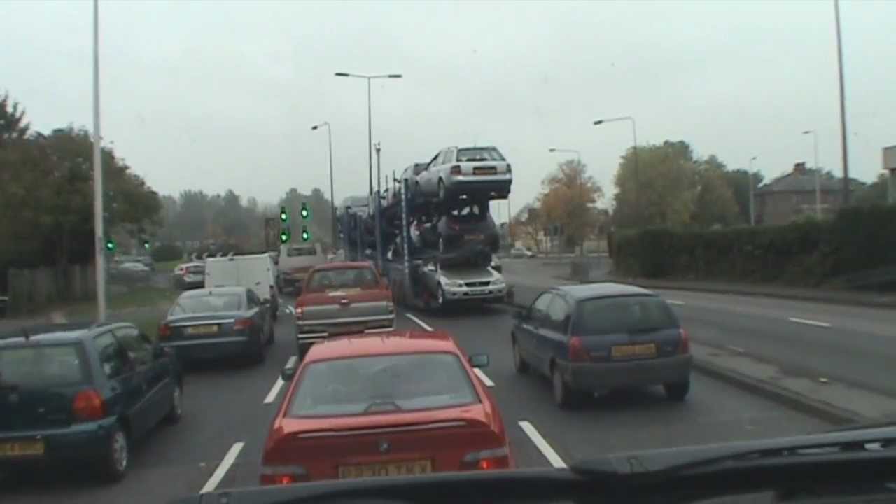 Into Newbury on the old A34