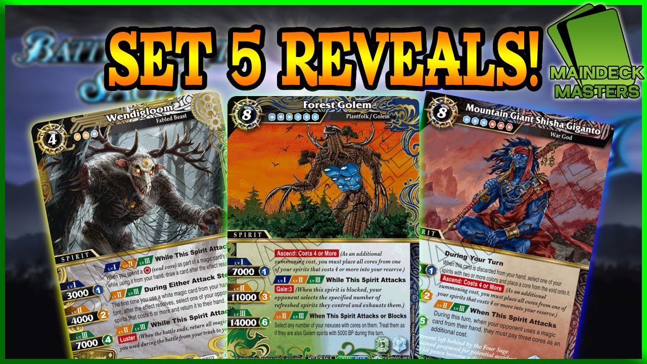 DUAL-COLORED CARD REVEALS from BSS05 Strangers in The Sky! | Battle Spirits Saga