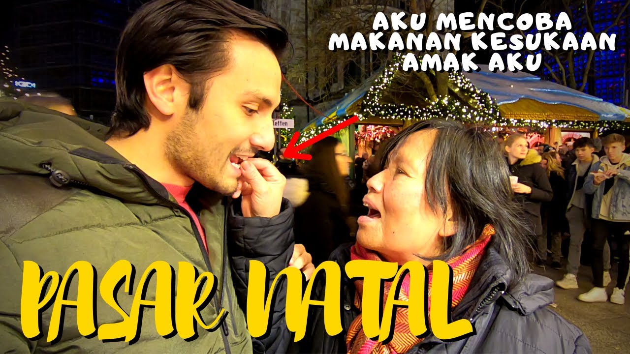 Cuci mata bersama Mamaku di Pasar Natal Jerman
