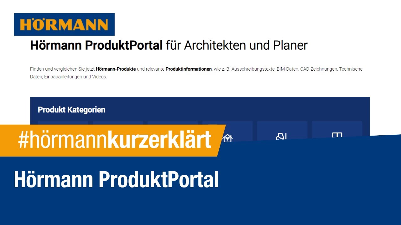 Hörmann ProduktPortal