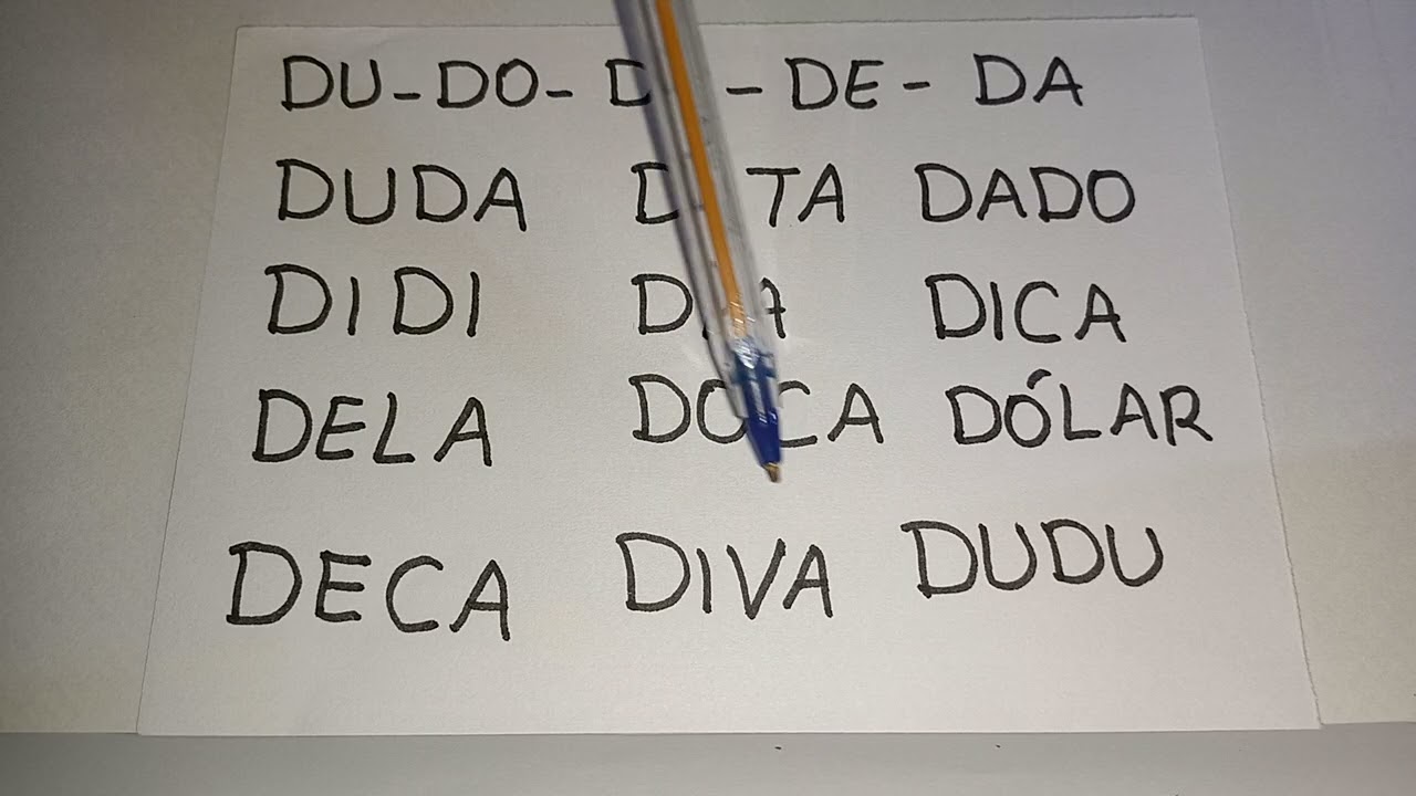 APRENDI LER ASSIM BA BE BI BO BU..