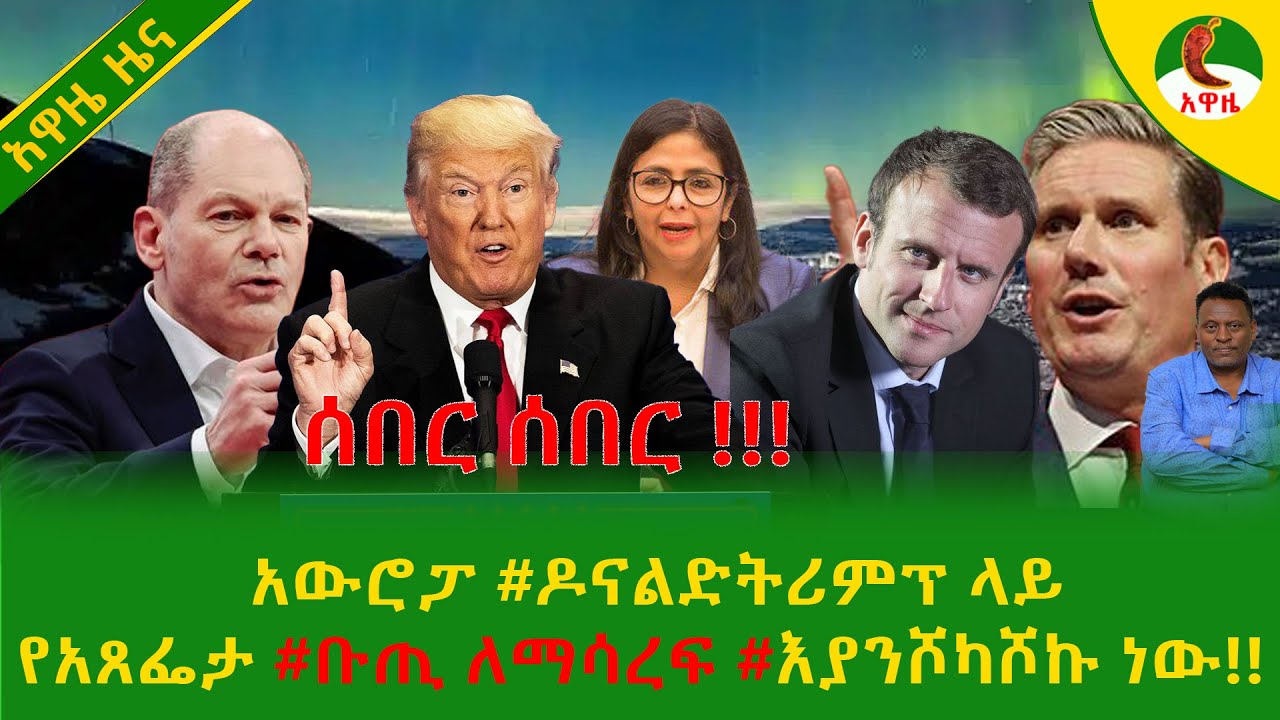 Alemneh Wasse  አውሮፓ #ዶናልድትሪምፕ ላይ የአጸፌታ #ቡጢ ለማሳረፍ #እያንሾካሾኩ ነው!!